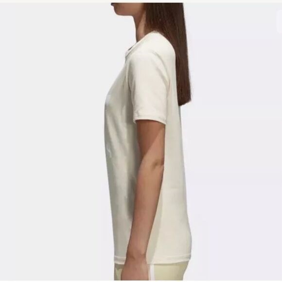 Adidas Trefoil Tee CV9893 Missun/White T-Shirt XL - Picture 3 of 5